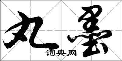 胡問遂丸墨行書怎么寫