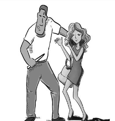 失戀女子遭搶劫 突吻劫匪還哭喊：帶我走吧