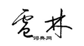 梁錦英盧林草書個性簽名怎么寫