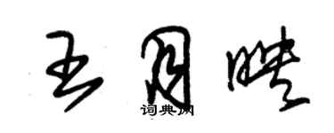 朱錫榮王月映草書個性簽名怎么寫