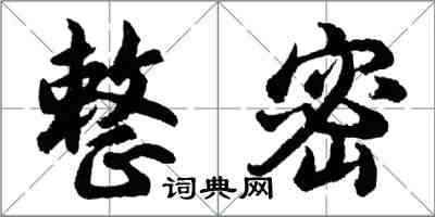 胡問遂整密行書怎么寫