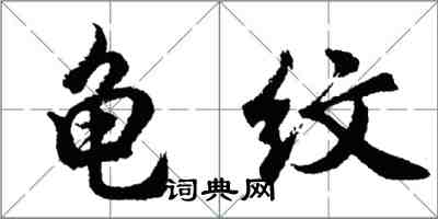 胡問遂龜紋行書怎么寫