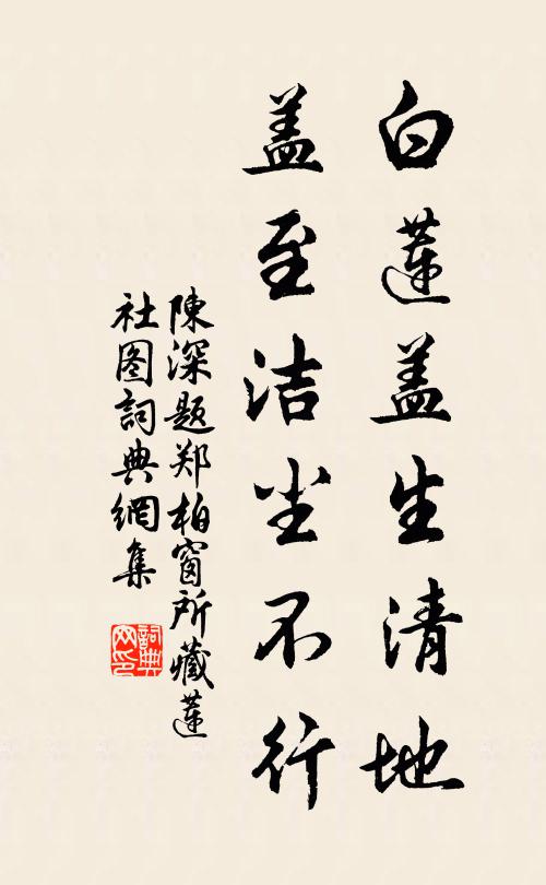 遊人不泛西溪水，豈見迴環野徑深 詩詞名句