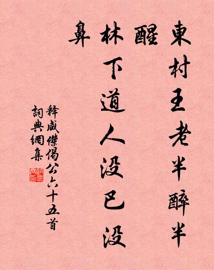 惟應一坡竹,可共洗心言 詩詞名句