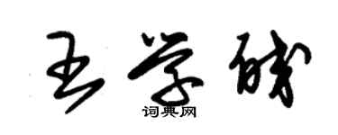 朱錫榮王學皎草書個性簽名怎么寫