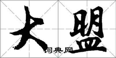 胡問遂大盟行書怎么寫