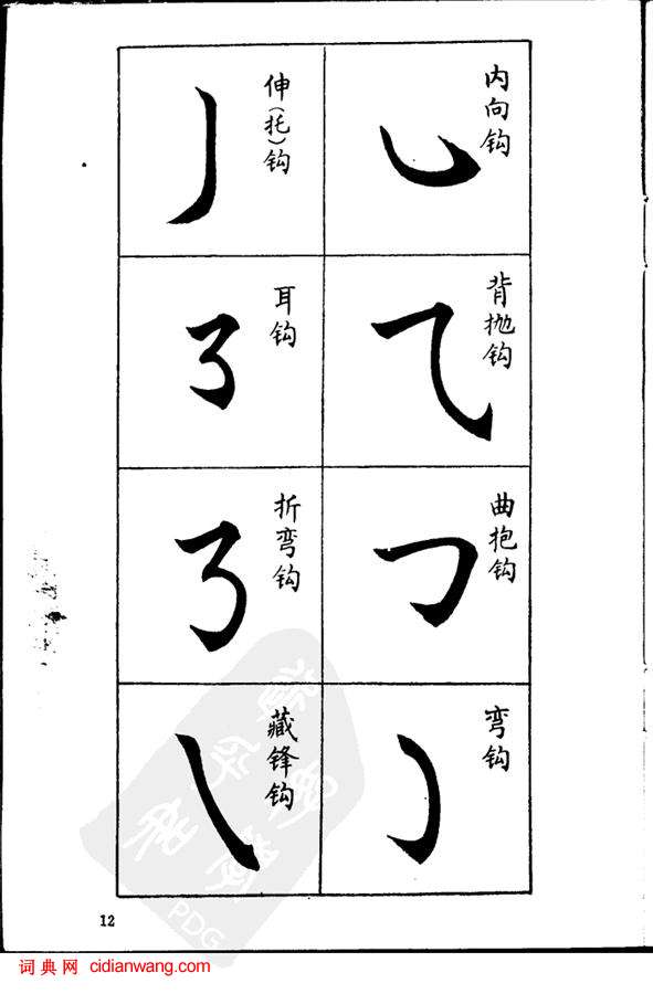 任政《楷書基本點畫筆法》