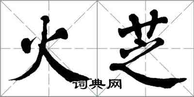 翁闓運火芝楷書怎么寫