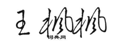 駱恆光王楓楓草書個性簽名怎么寫