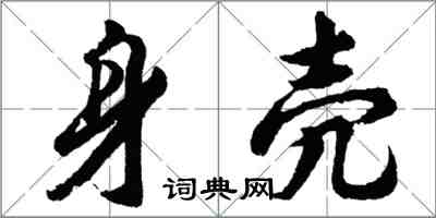 胡問遂身殼行書怎么寫