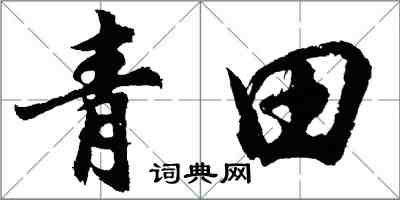 胡問遂青田行書怎么寫