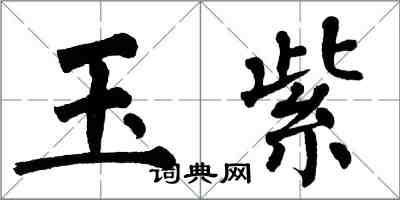 翁闓運玉紫楷書怎么寫