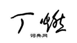 朱錫榮丁燃草書個性簽名怎么寫