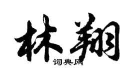 胡問遂林翔行書個性簽名怎么寫