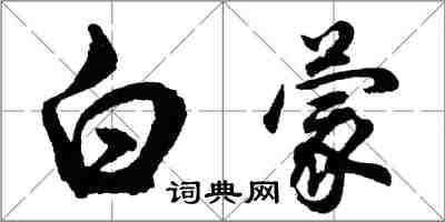 胡問遂白蒙行書怎么寫