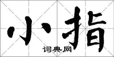 翁闓運小指楷書怎么寫