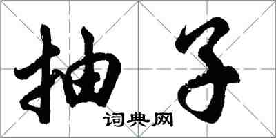 胡問遂抽子行書怎么寫