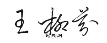 駱恆光王柳芬草書個性簽名怎么寫