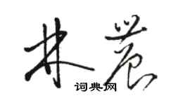 駱恆光林農草書個性簽名怎么寫