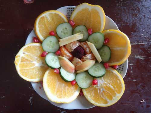 美麗的水果拼盤_美麗的水果拼盤作文