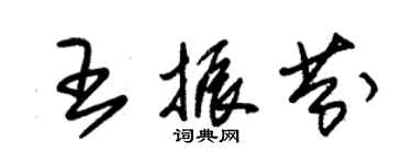 朱錫榮王振芬草書個性簽名怎么寫