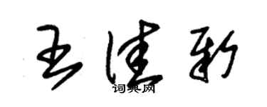朱錫榮王佳新草書個性簽名怎么寫