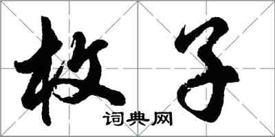 胡問遂枚子行書怎么寫