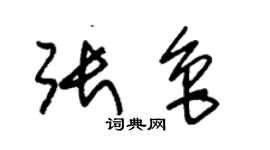 朱錫榮張魯草書個性簽名怎么寫