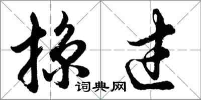 胡問遂掠過行書怎么寫