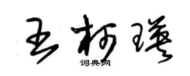 朱錫榮王柯瑛草書個性簽名怎么寫