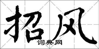 翁闓運招風楷書怎么寫
