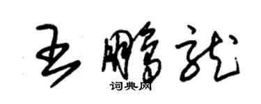 朱錫榮王鵬龍草書個性簽名怎么寫