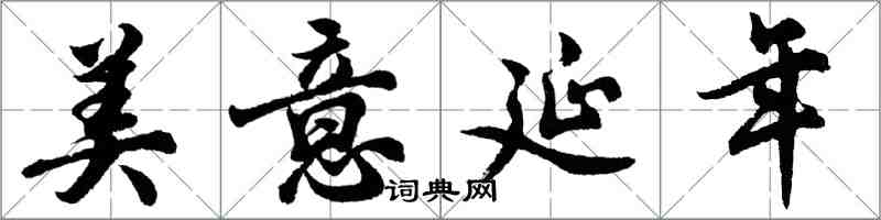 胡問遂美意延年行書怎么寫