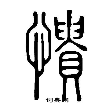 說文解字寫的憒