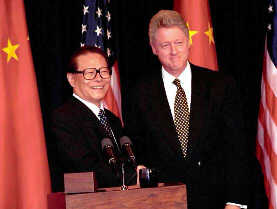 1999年9月11日江澤民與柯林頓舉行正式會晤_歷史上的今天