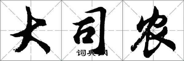 胡問遂大司農行書怎么寫