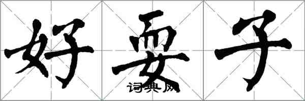 翁闓運好耍子楷書怎么寫