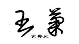 朱錫榮王菊草書個性簽名怎么寫