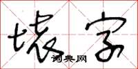 王冬齡壞字草書怎么寫