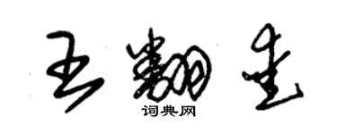朱錫榮王翻愛草書個性簽名怎么寫