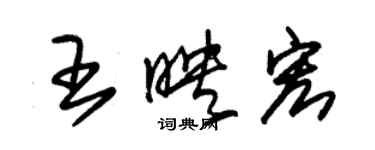 朱錫榮王映宏草書個性簽名怎么寫