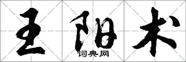 胡問遂王陽術行書怎么寫