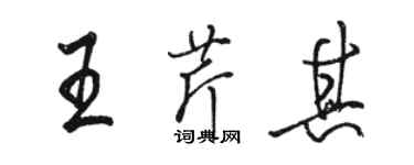 駱恆光王芹其行書個性簽名怎么寫