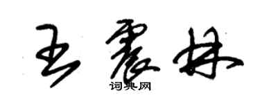 朱錫榮王震林草書個性簽名怎么寫