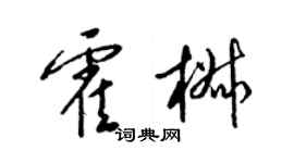 梁錦英霍椒草書個性簽名怎么寫