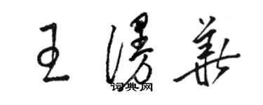 駱恆光王漫華草書個性簽名怎么寫