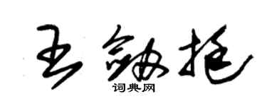 朱錫榮王劍挺草書個性簽名怎么寫