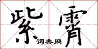 周炳元紫霄楷書怎么寫