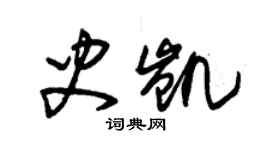 朱錫榮史凱草書個性簽名怎么寫