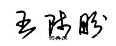 朱錫榮王師盼草書個性簽名怎么寫